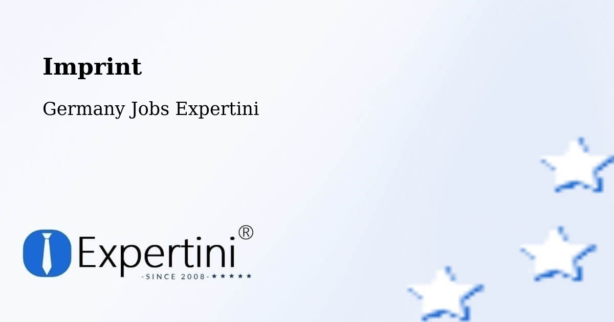 Imprint – Bornheim - Germany Jobs Expertini